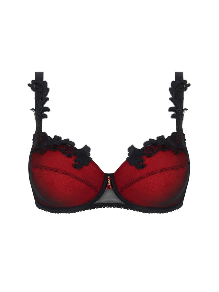 Lise Charmel - Bellissime Inconnue Half Cup Bra Ombre Rouge