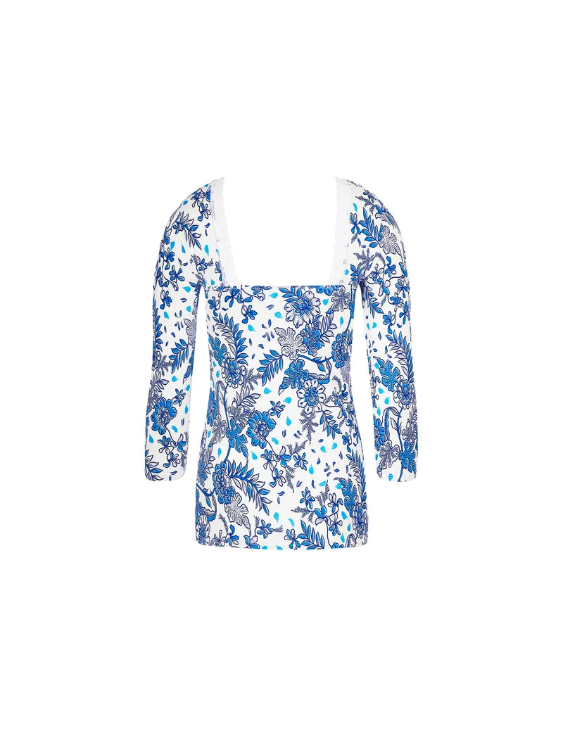 Antigel by Lise Charmel - Patio Fraicheur Long Sleeved Top Bleu Azul