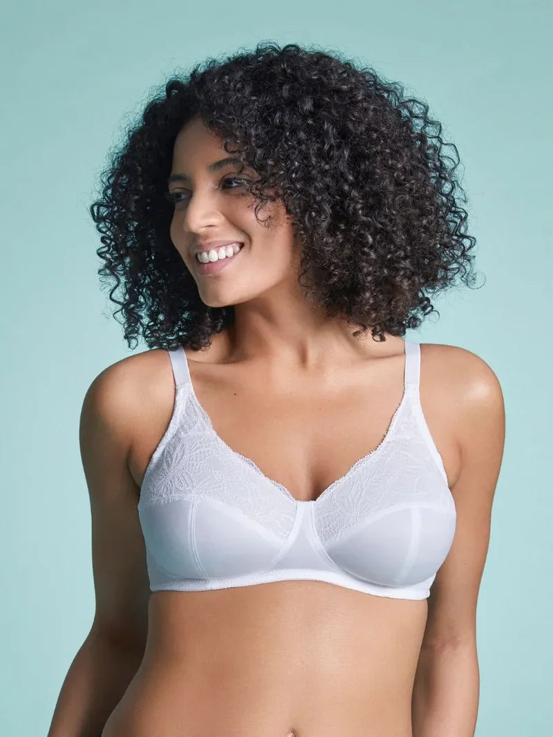 Royce - Joely Non-Padded Pocketed Bra White