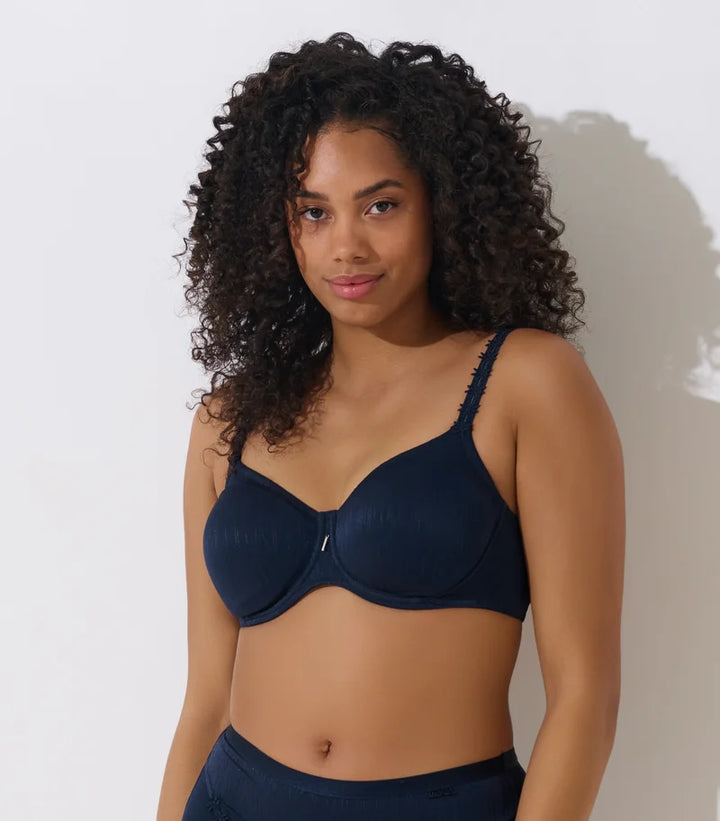 Lisca - Gracia Underwired Bra F G Cups Blue Shadow