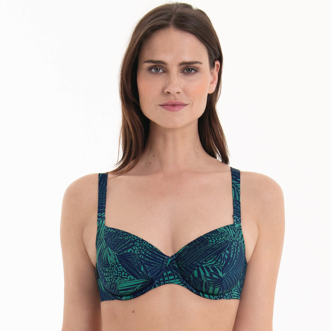 Rosa Faia Swimwear - Style Luna Top Bikini Top Teal
