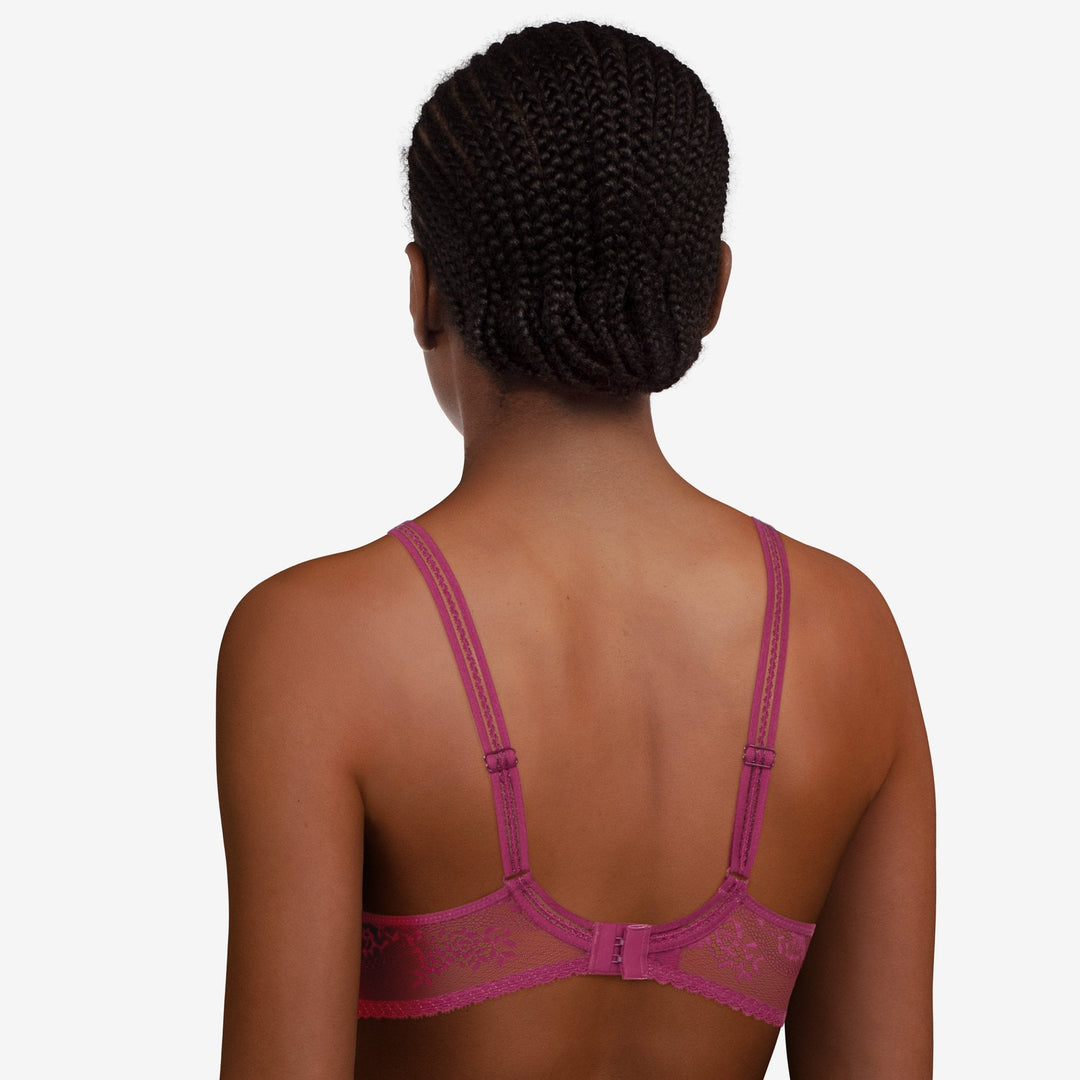 Passionata Maddie Half-Cup Memory Bra - Cranberry Half Cup Bra Passionata