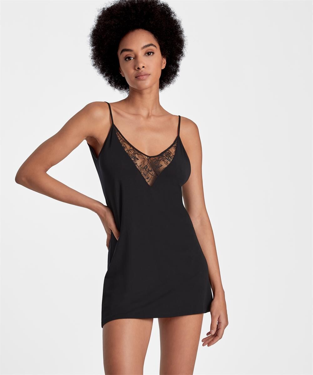 Aubade - Lazy Days Nightie Noir