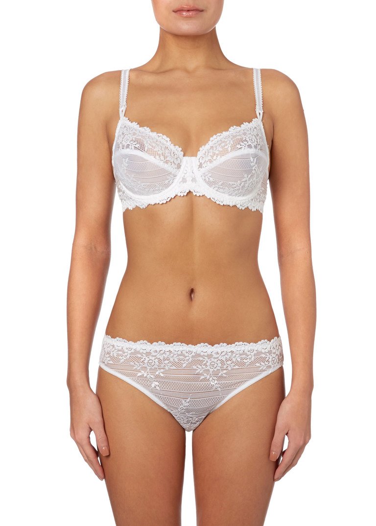 Wacoal - Embrace Lace Delicious Bikini Brief White Brief Wacoal