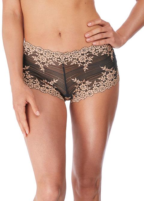 Wacoal - Embrace Lace Boy Short Ebony / Shifting Sand Shorty Wacoal
