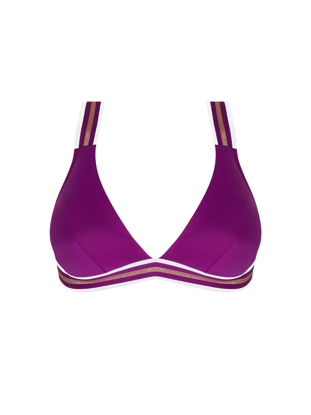 Lise Charmel Swimwear - Energie Nautique Triangle Bikini Top Cassis Gold