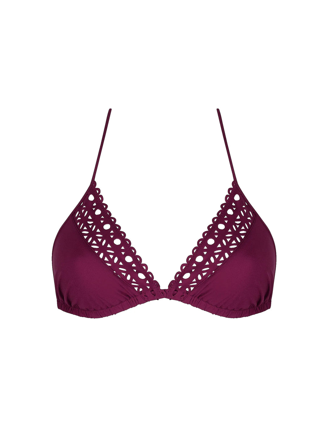 Lise Charmel Swimwear - Ajourage Couture Soft Padded Triangle Bikini Ajourage Prune