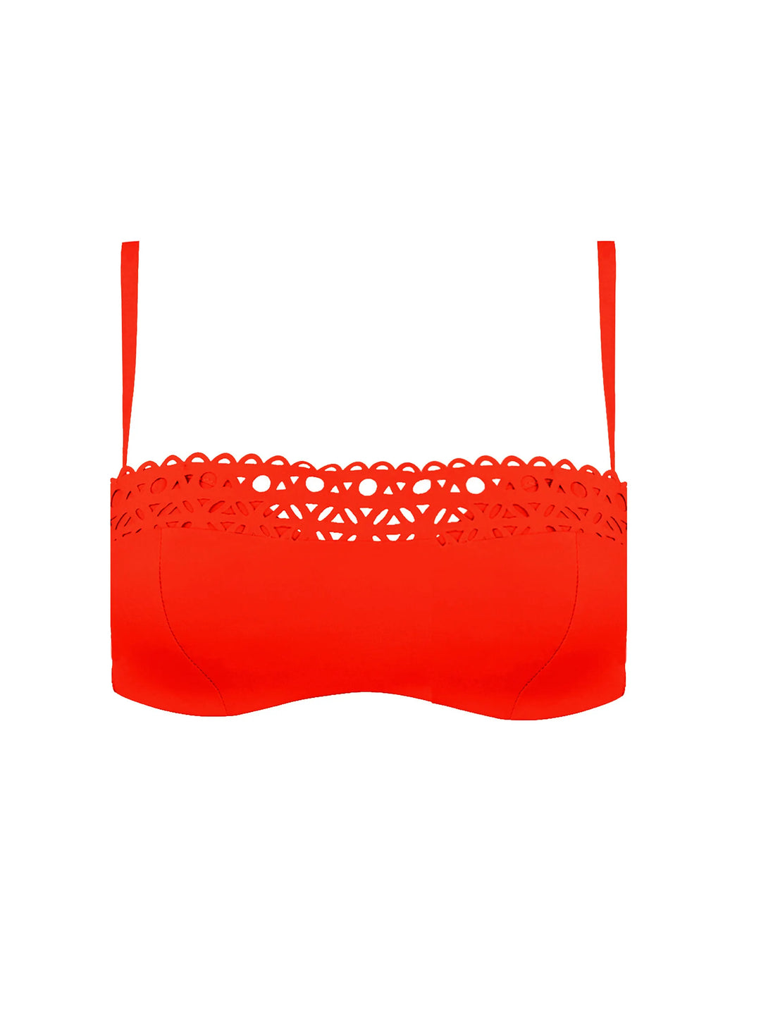 Lise Charmel Swimwear - Ajourage Couture Padded Strapless Orange Couture