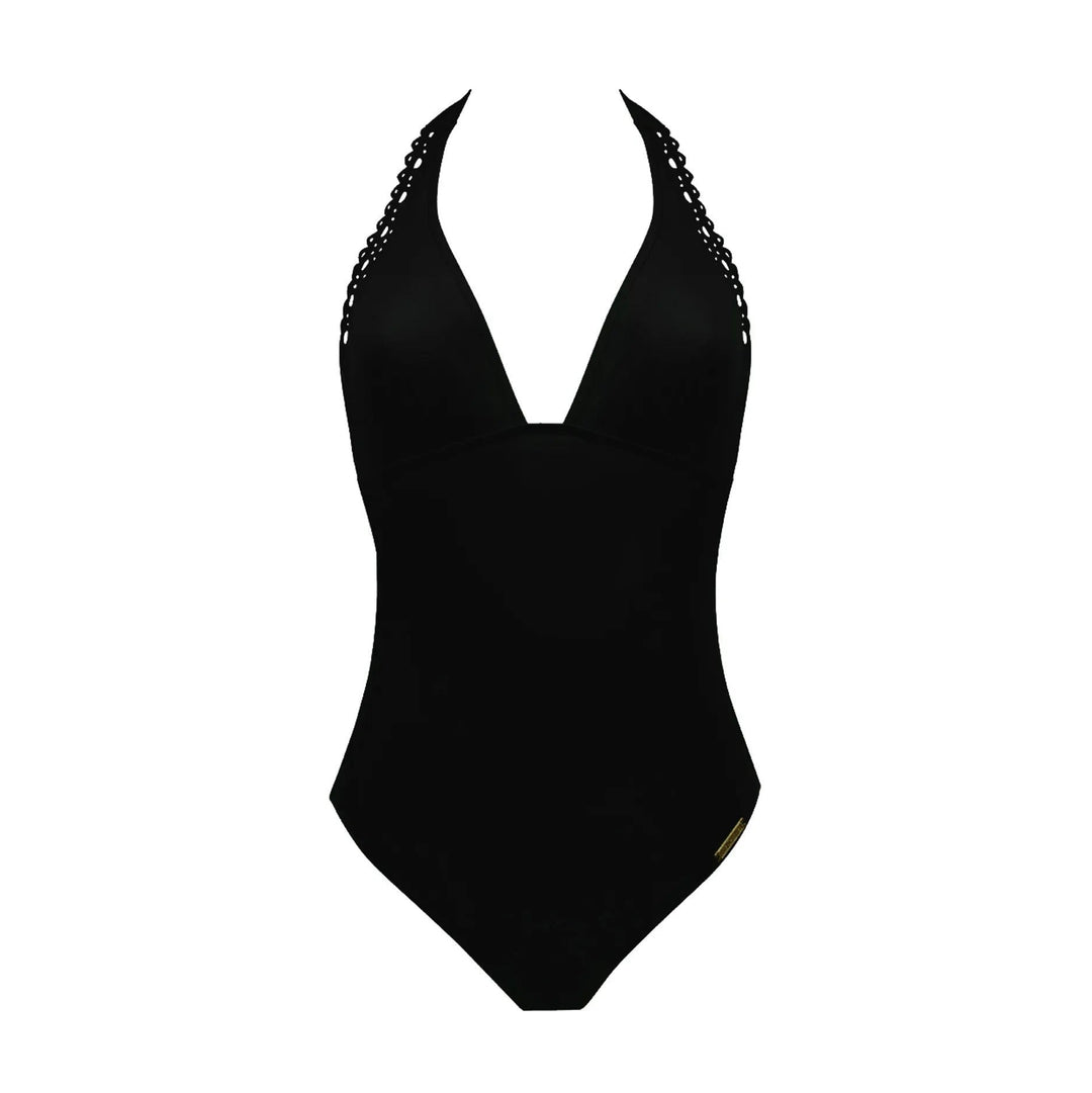 Lise Charmel Swimwear - Ajourage Couture Plunging Back Swimsuit Noir