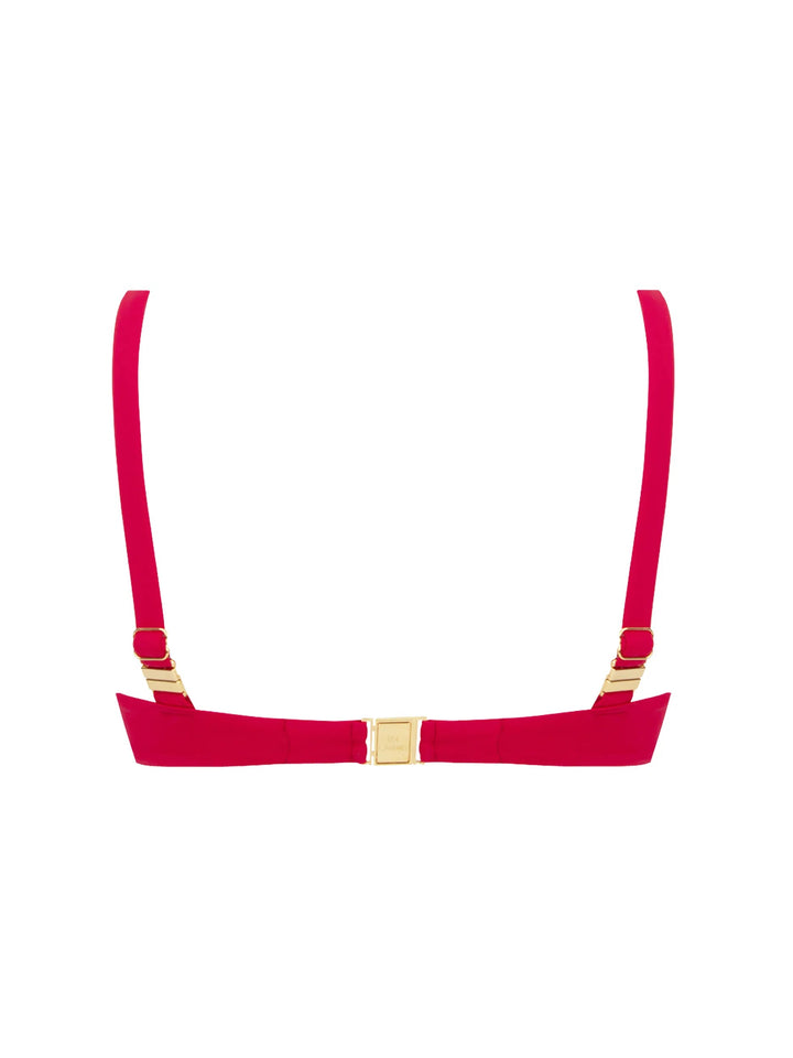 Lise Charmel Swimwear - D'Or Et De Chaines Triangle Contour Underwire Framboise Or