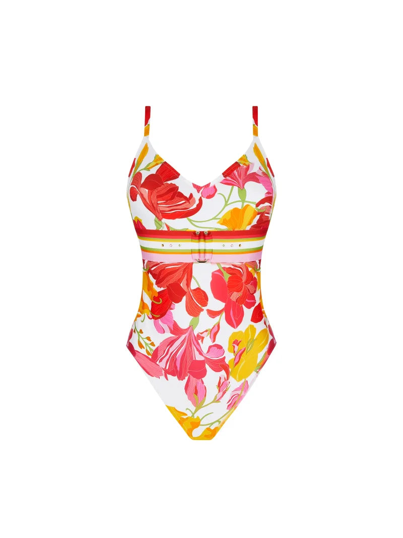 Lise Charmel Swimwear - Envolee Florale Full Cup Underwired Swimsuit Bouquet Floral