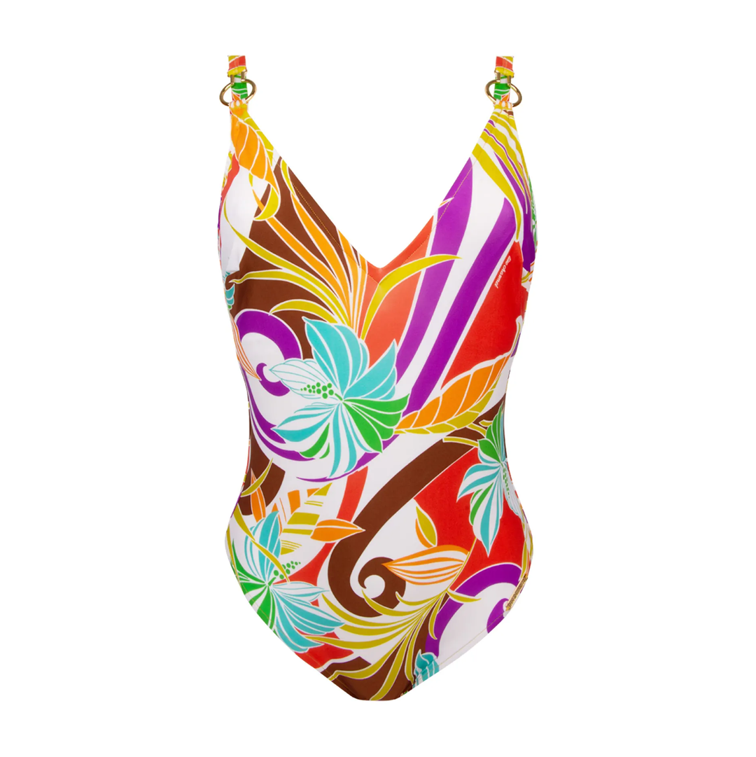 Lise Charmel - Energie Soleil Non Wire Swimsuit Mandarine Soleil Unwired Swimsuit Lise Charmel Swimwear 