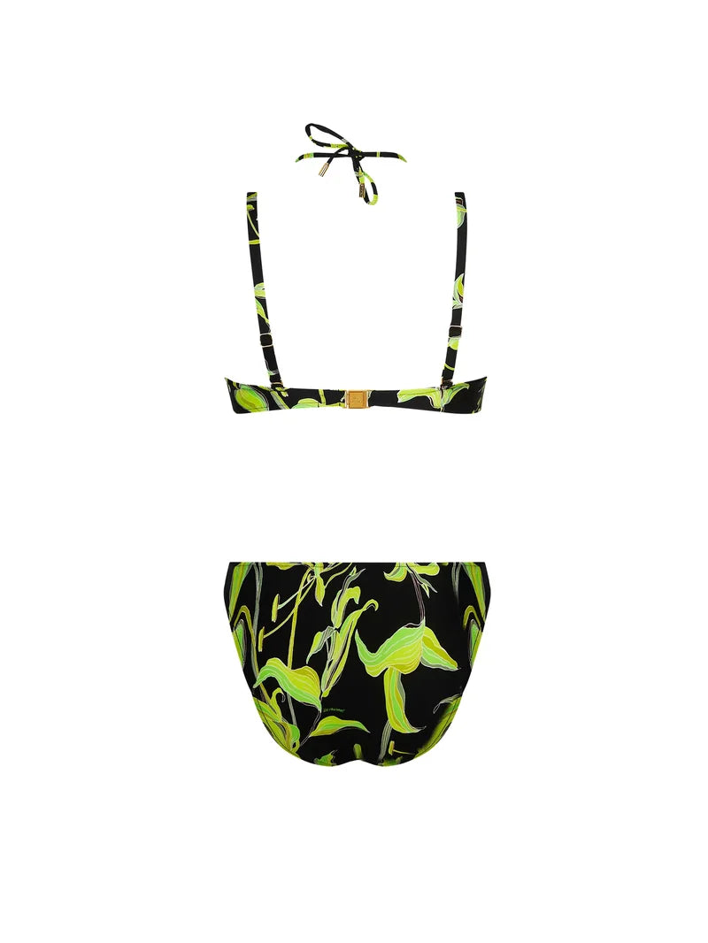 Lise Charmel Swimwear - Fleurs De Nuit Soft Cup Strapless Swimsuit Nuit Luciole