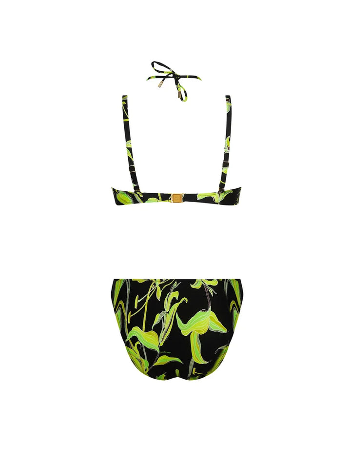 Lise Charmel Swimwear - Fleurs De Nuit Soft Cup Strapless Swimsuit Nuit Luciole