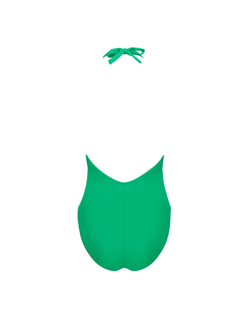 Lise Charmel Swimwear - Grace Infinie Wireless Seduction Halter Swimsuit Emeraude Infini