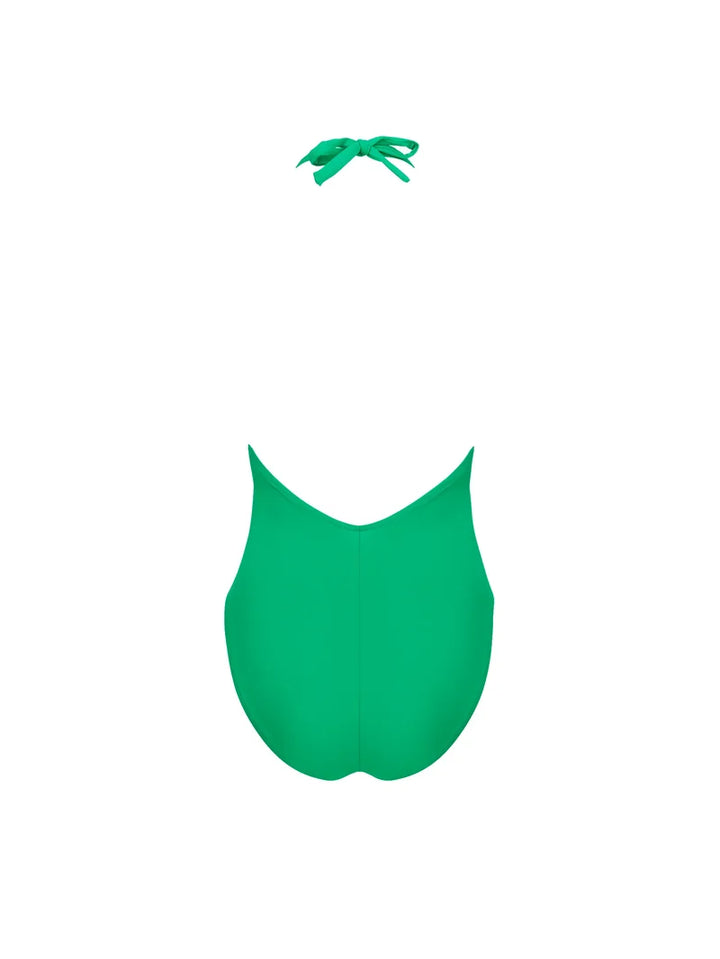 Lise Charmel Swimwear - Grace Infinie Wireless Seduction Halter Swimsuit Emeraude Infini