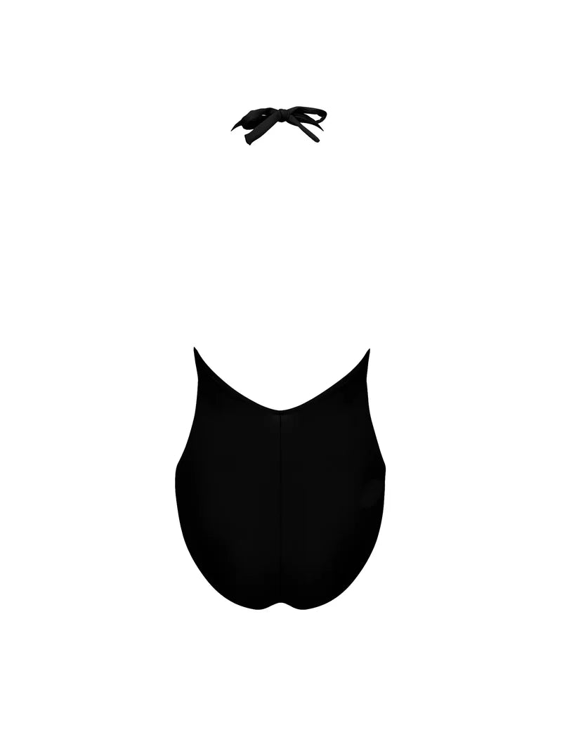 Lise Charmel Swimwear - Grace Infinie Wireless Seduction Halter Swimsuit Noir