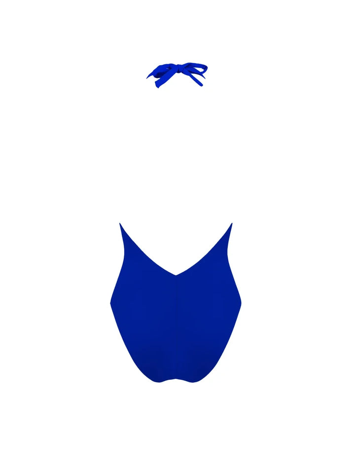 Lise Charmel Swimwear - Grace Infinie Plunging Back Swimsuit Bleu Infini