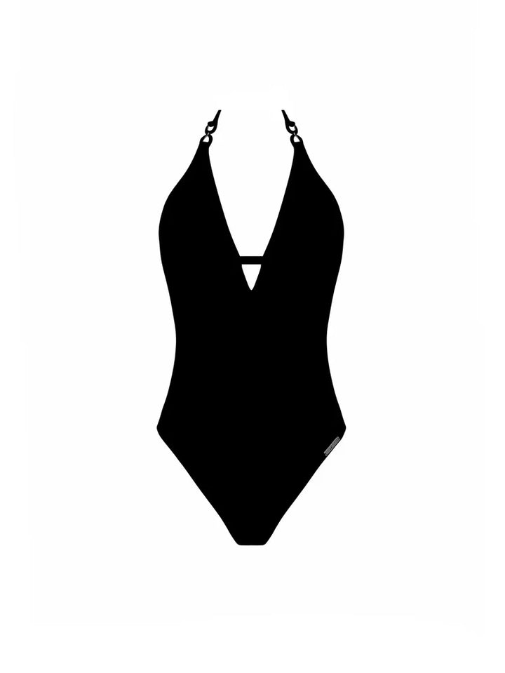 Lise Charmel Swimwear - Grace Infini Plunging Back Swimsuit Noir