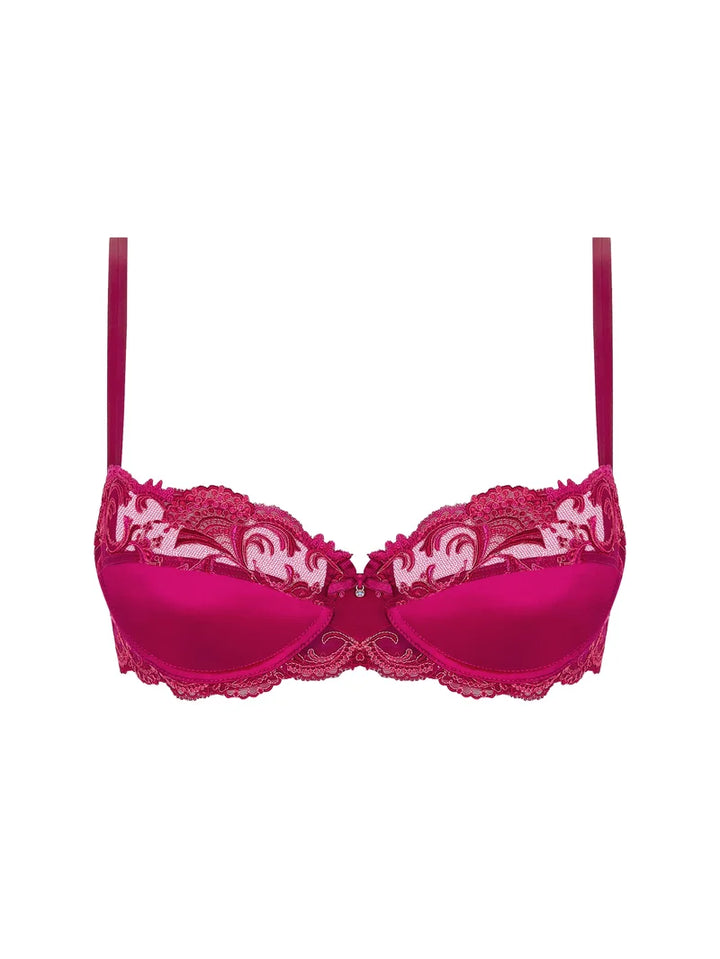 Lise Charmel - Splendeur Soie Half Cup Bra Splendeur Carmin
