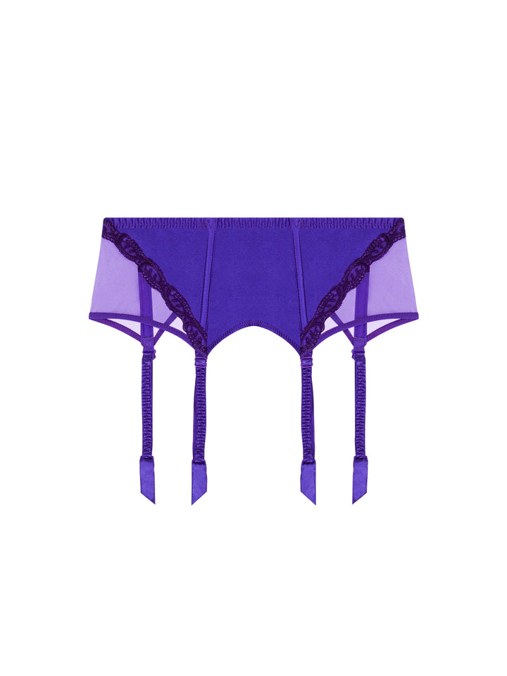 Lise Charmel - Splendeur Soie Suspender Belt Ocean Bleu