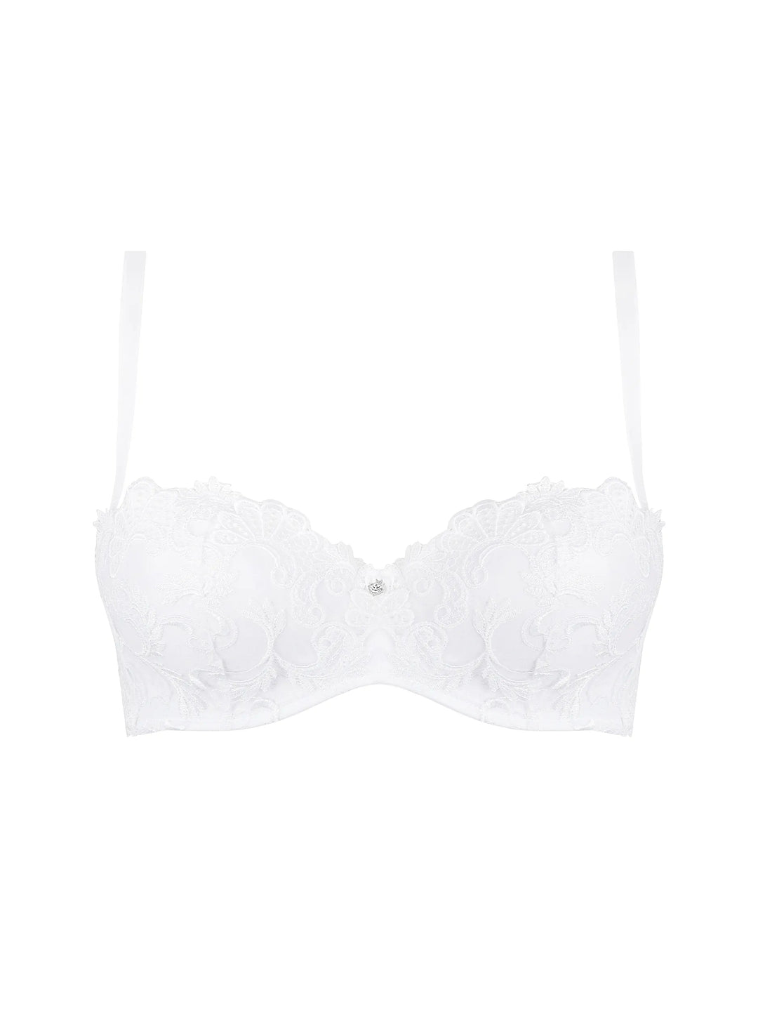 Lise Charmel - Dressing Floral Strapless Bra Blanc