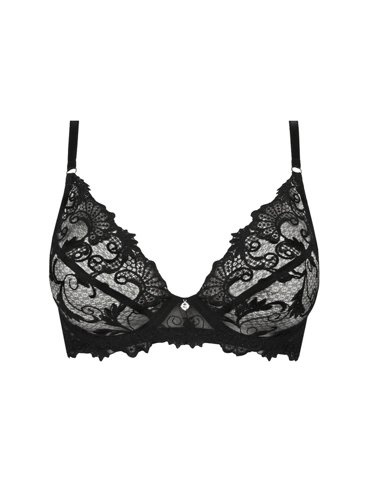 Lise Charmel - Dressing Floral Glam Push-Up Bra Noir