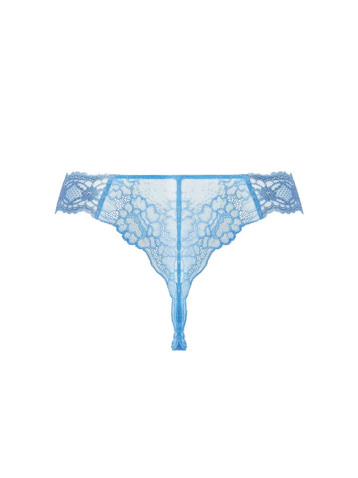 Lise Charmel - Sublime En Dentelle Thong Azur Sublime