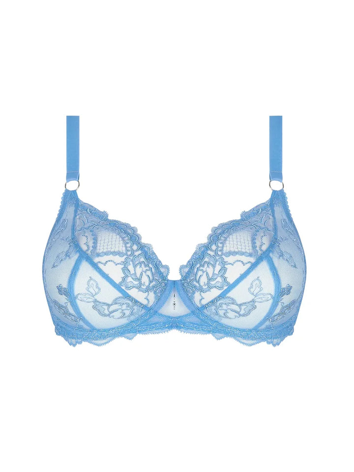 Lise Charmel - Sublime En Dentelle 3/4 Cup Balconette Bra Azur Sublime