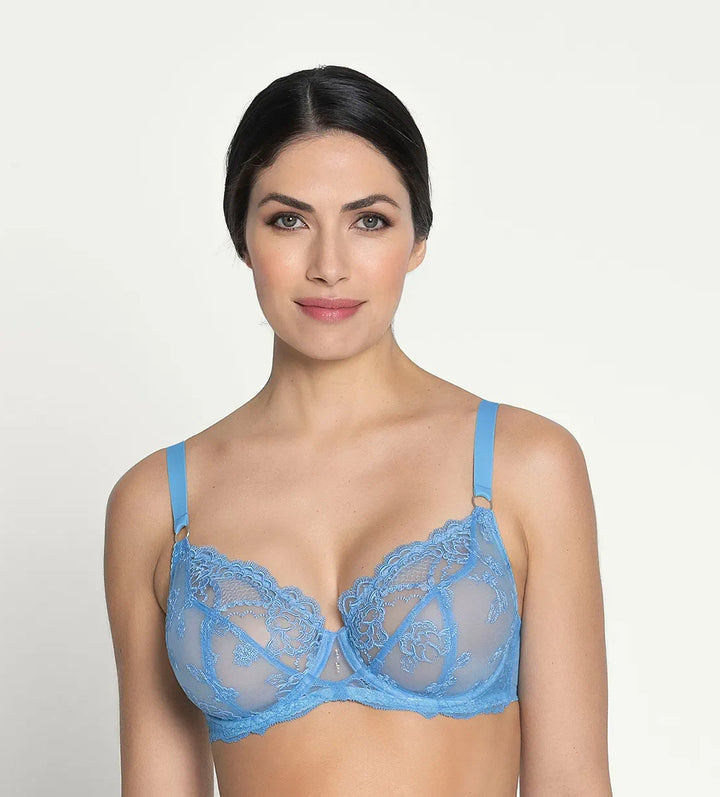 Lise Charmel - Sublime En Dentelle 3/4 Cup Balconette Bra Azur Sublime