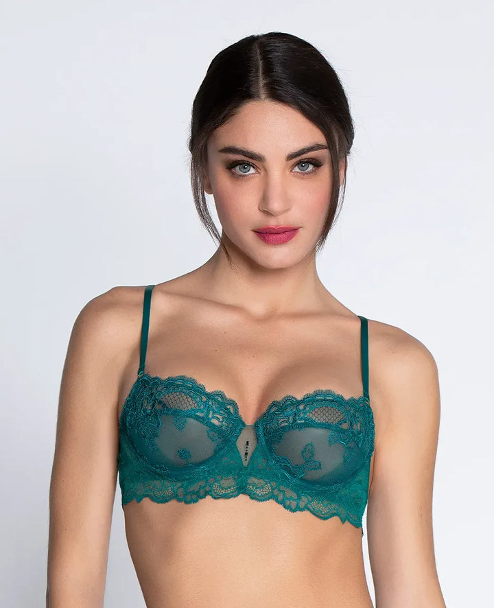 Lise Charmel - Sublime En Dentelle Half Cup Bra Vert Princesse