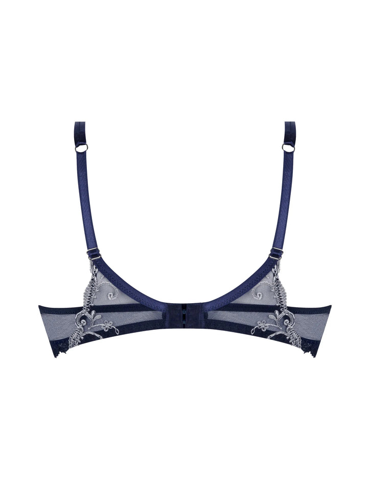 Lise Charmel - Deesse En Glam Half Cup Bra Marine Argent