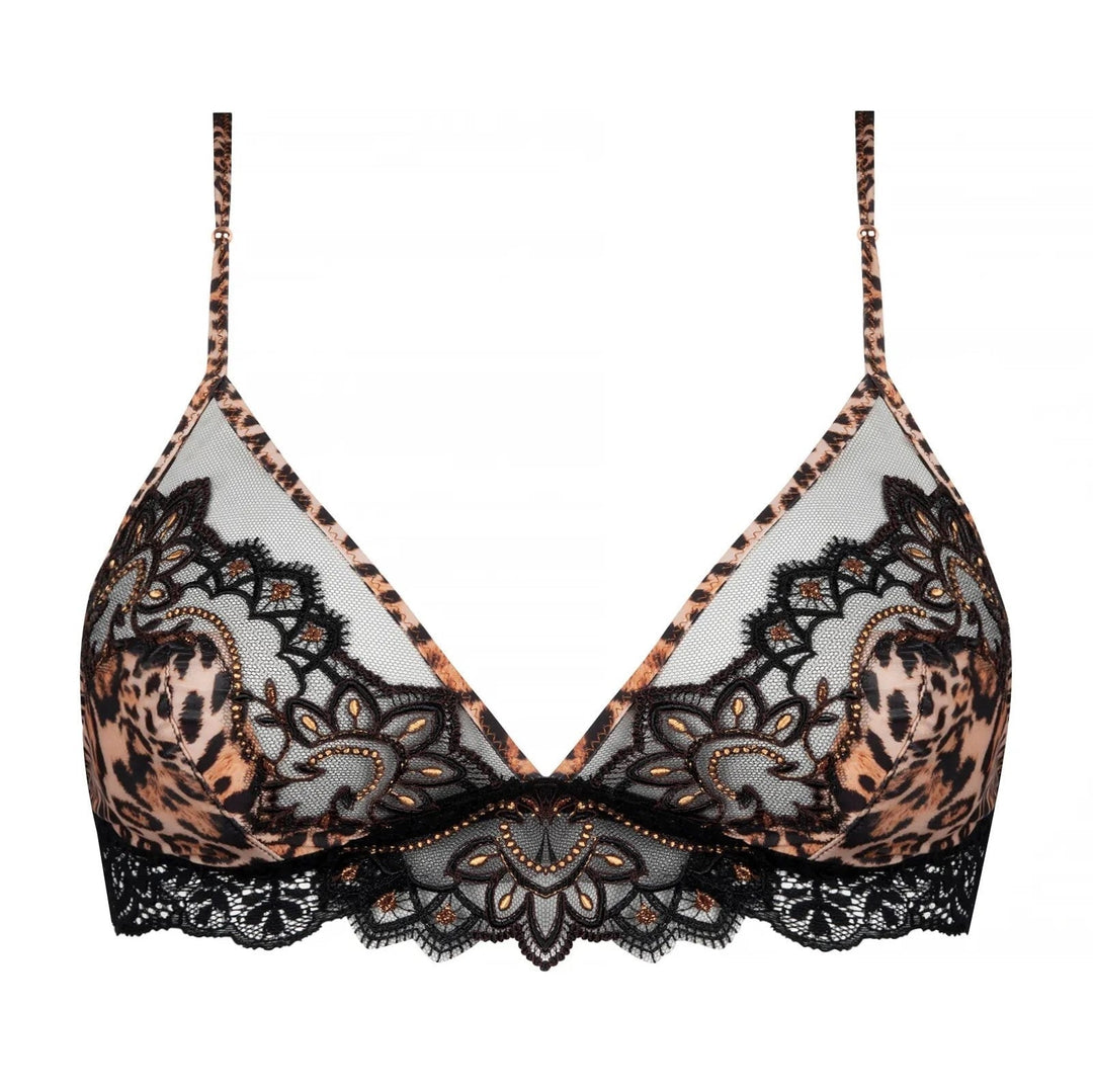Lise Charmel - Fauve Amour Non-Wired Triangle Bra Ambre Panthere