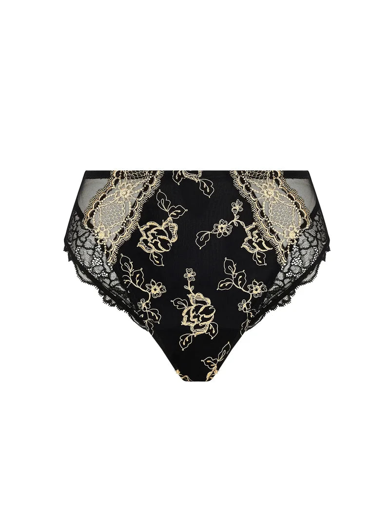 Lise Charmel - Sublime En Or High Waist Brief Noir Eclat