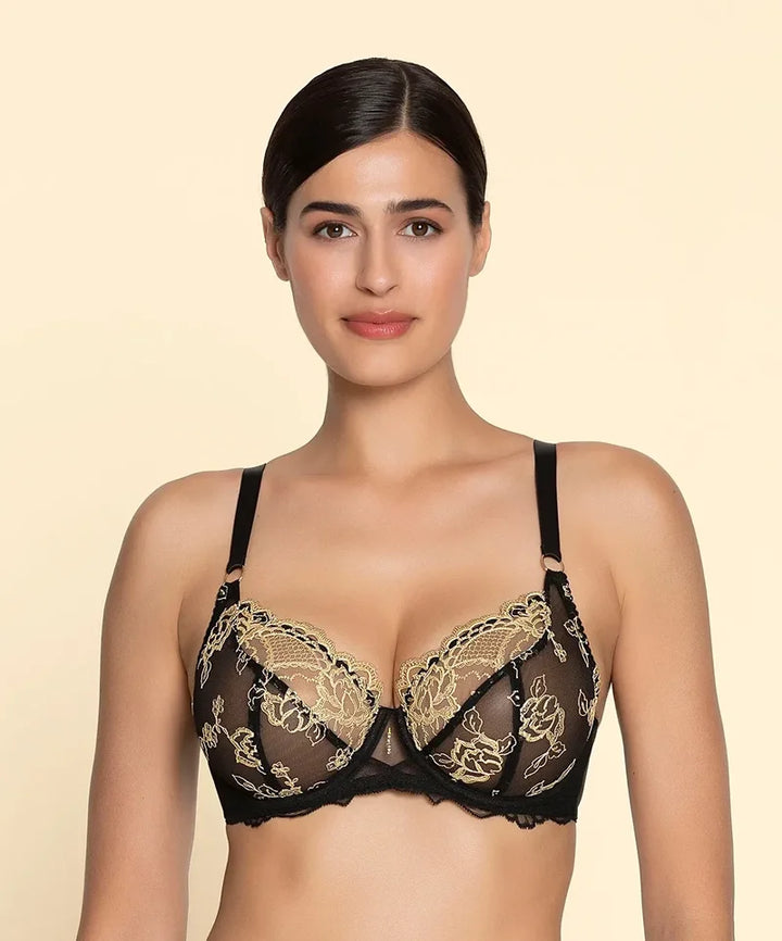 Lise Charmel - Sublime En Or 3/4 Cup Balconette Noir Eclat