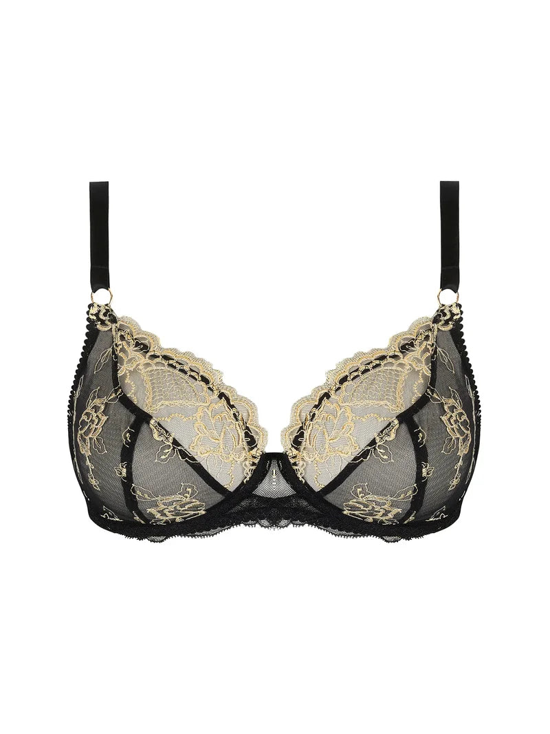 Lise Charmel - Sublime En Or 3/4 Cup Balconette Noir Eclat