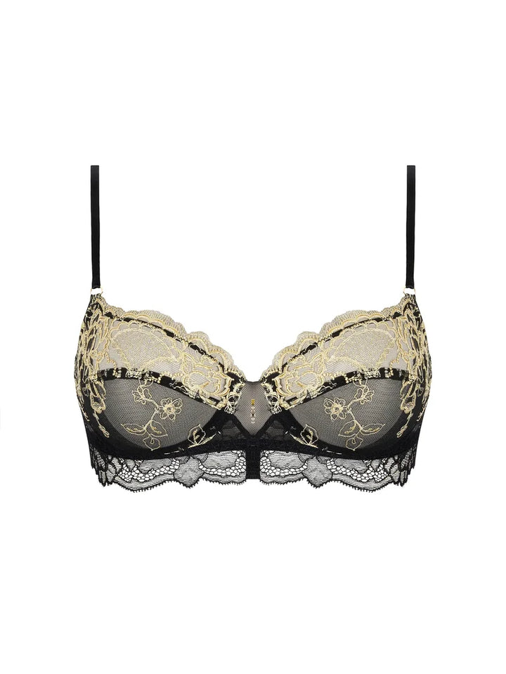 Lise Charmel - Sublime En Or Half Cup Bra Noir Eclat
