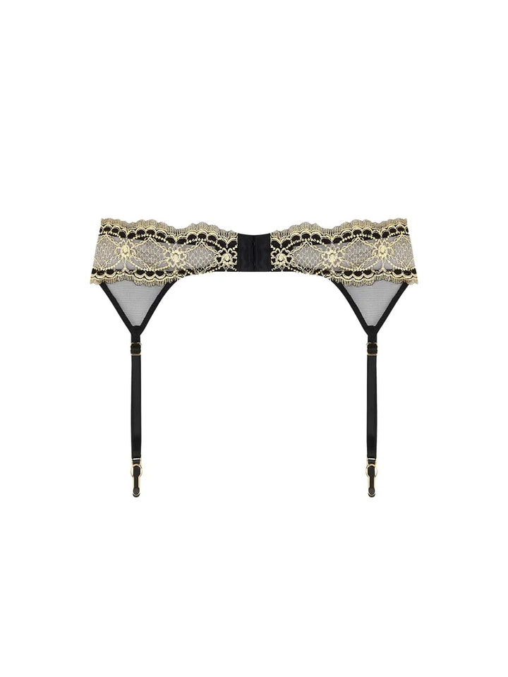 Lise Charmel - Sublime En Or Suspender Belt Noir Eclat
