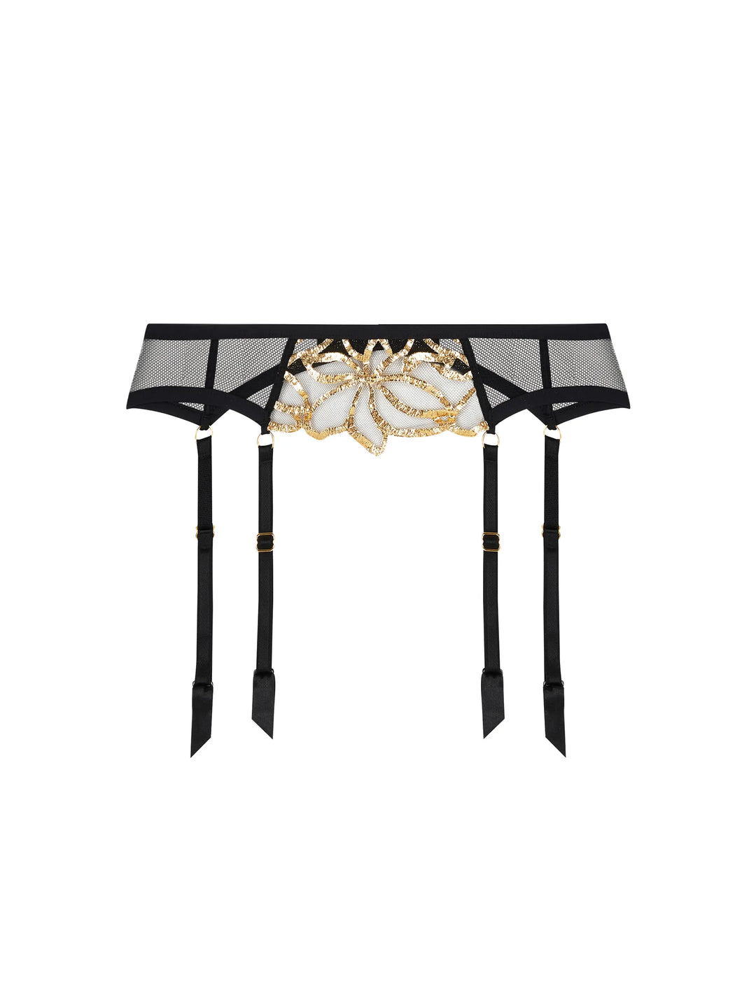 Lise Charmel - Eclats D'Or Suspender Belt Noir Or
