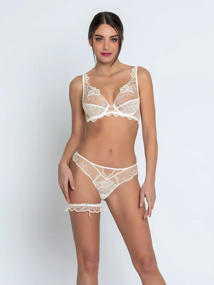 Lise Charmel - Bellissime Amour Garter Ecru Nacre