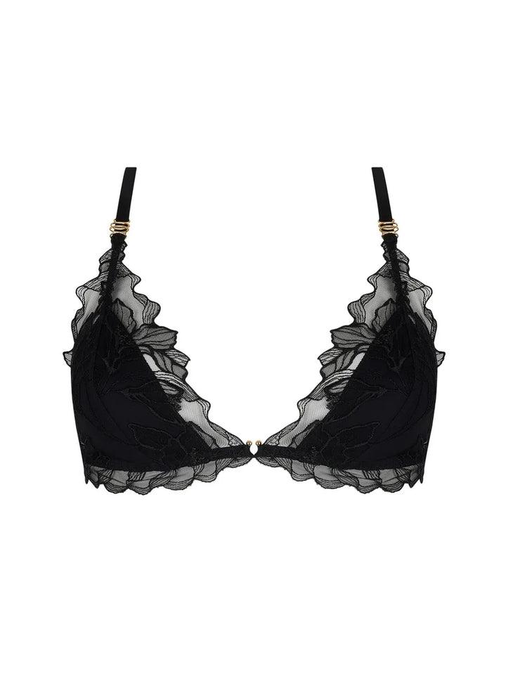 Lise Charmel - Desir Et Volupte Non-Wired Triangle With Front Opening Noir