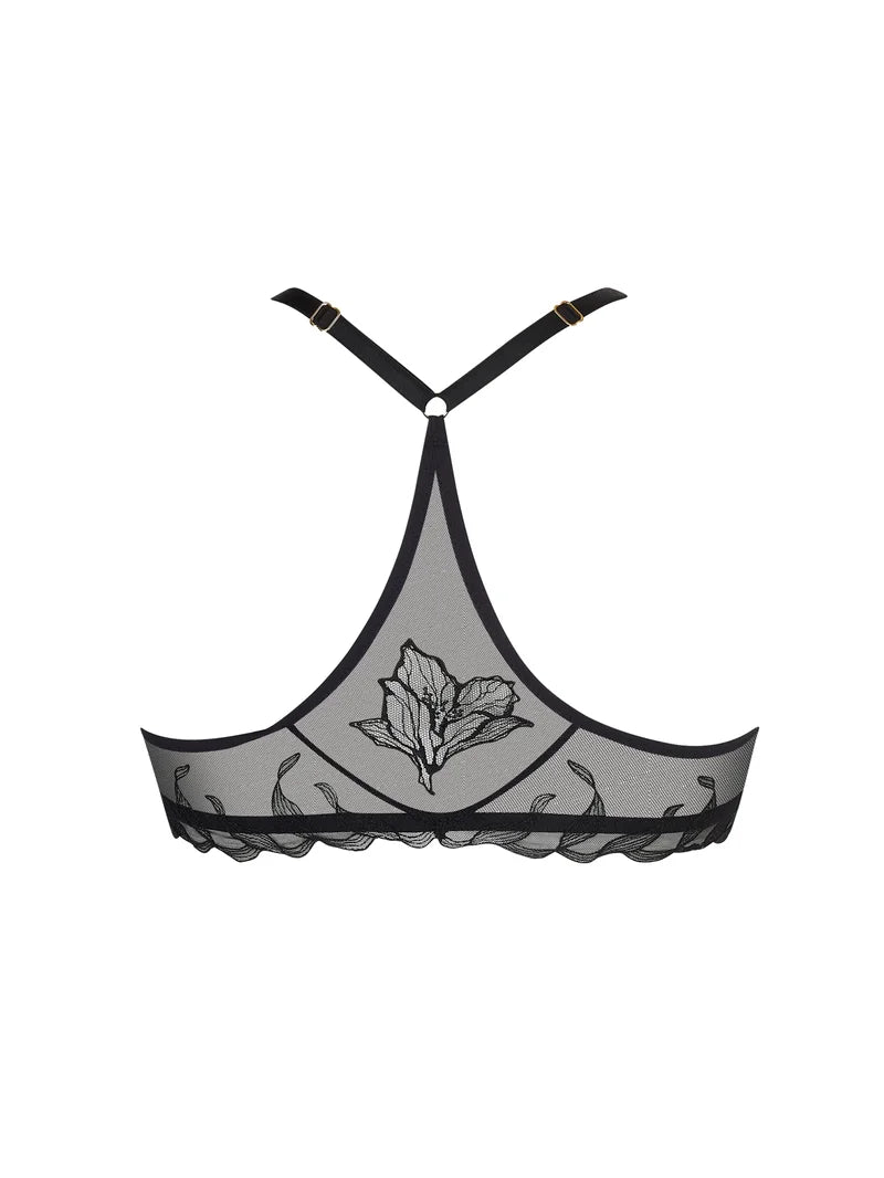 Lise Charmel - Desir Et Volupte Non-Wired Triangle With Front Opening Noir