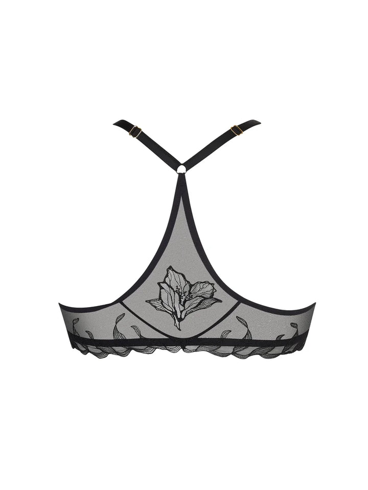 Lise Charmel - Desir Et Volupte Non-Wired Triangle With Front Opening Noir