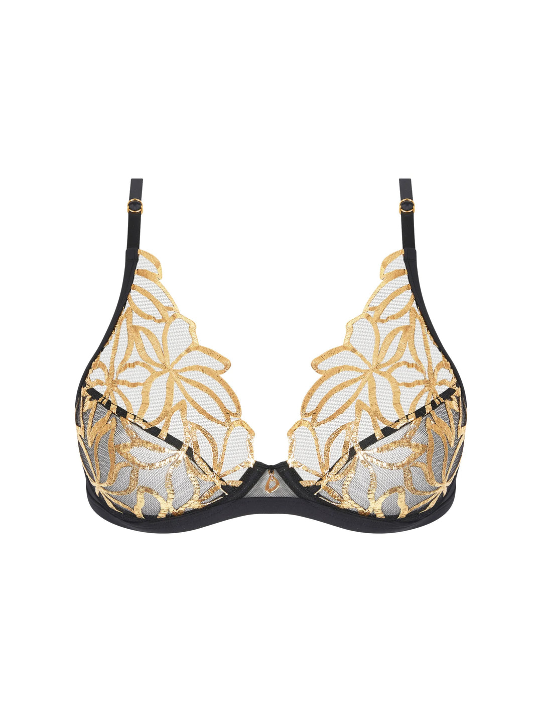 Lise Charmel - Eclats D'Or Glam Push-Up Bra Noir Or