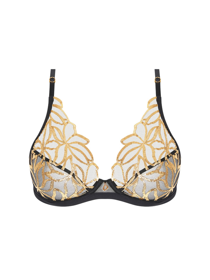 Lise Charmel - Eclats D'Or Glam Push-Up Bra Noir Or