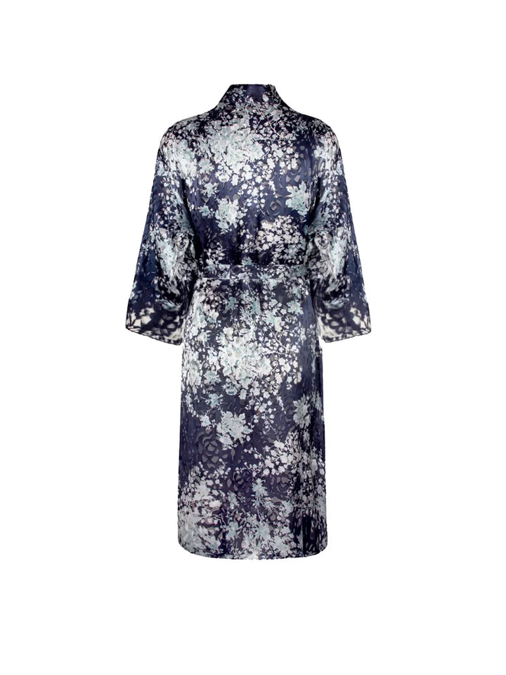 Lise Charmel - Deesse En Glam Mid-Length Negligee Gown Marine Argent