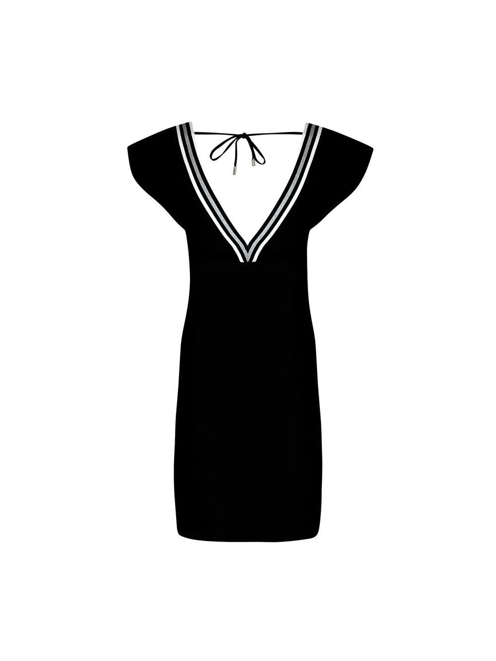 Lise Charmel Swimwear - Energie Nautique Short Sleeved Dress Noir Silver