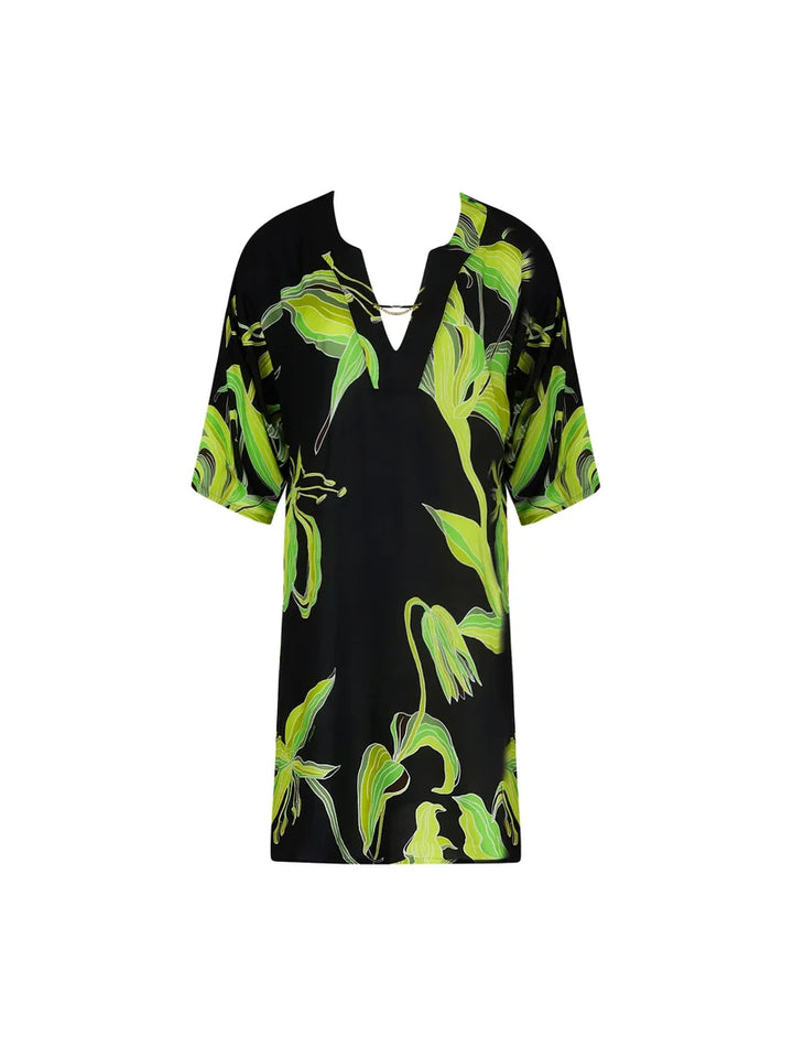 Lise Charmel Swimwear - Fleurs De Nuit 3/4 Sleeve Tunic Nuit Luciole