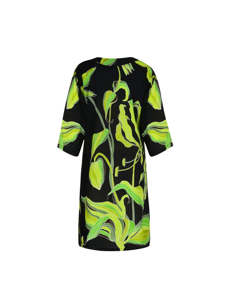 Lise Charmel Swimwear - Fleurs De Nuit 3/4 Sleeve Tunic Nuit Luciole