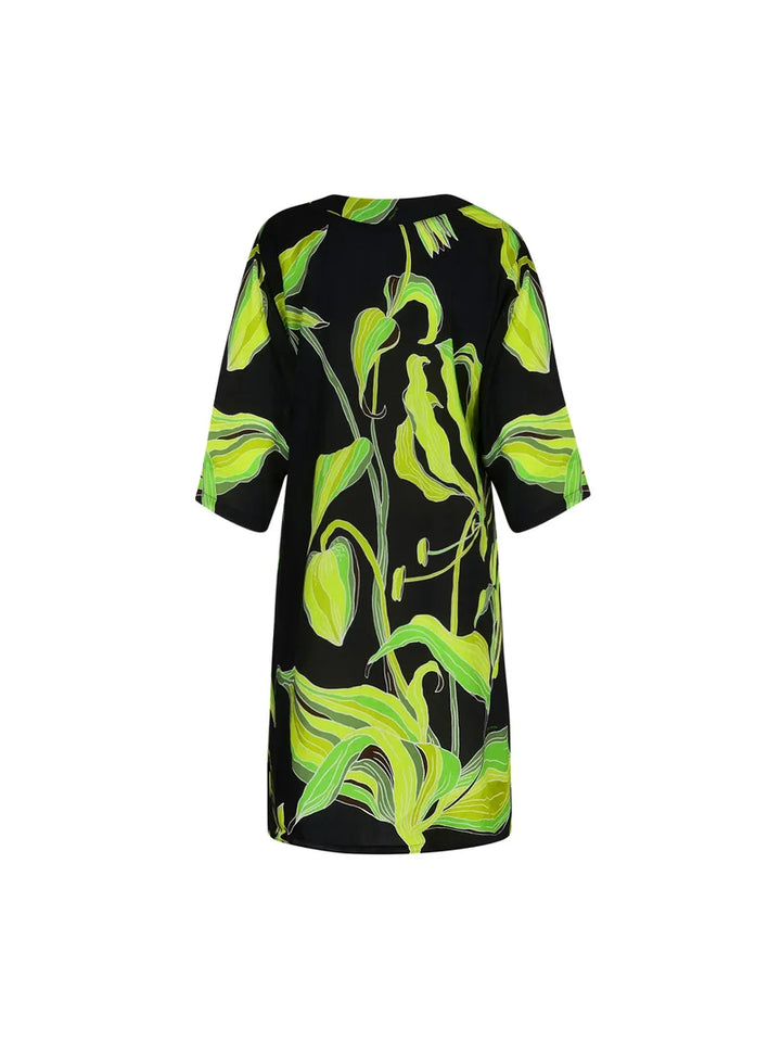 Lise Charmel Swimwear - Fleurs De Nuit 3/4 Sleeve Tunic Nuit Luciole